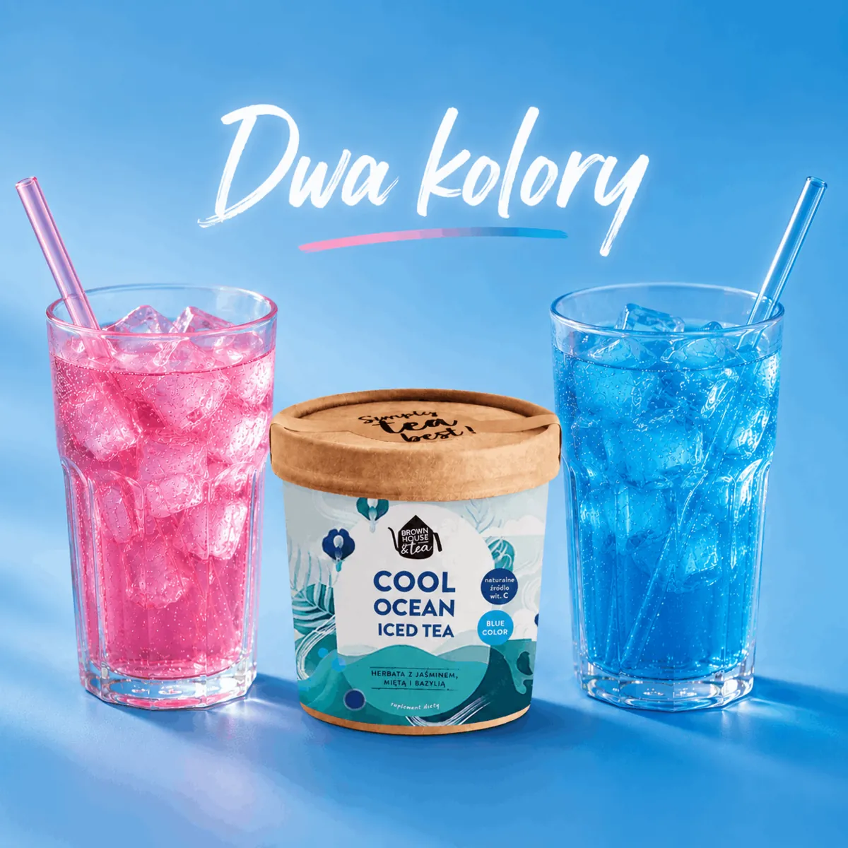 COOL OCEAN ICED TEA - niebieska herbata na zimno