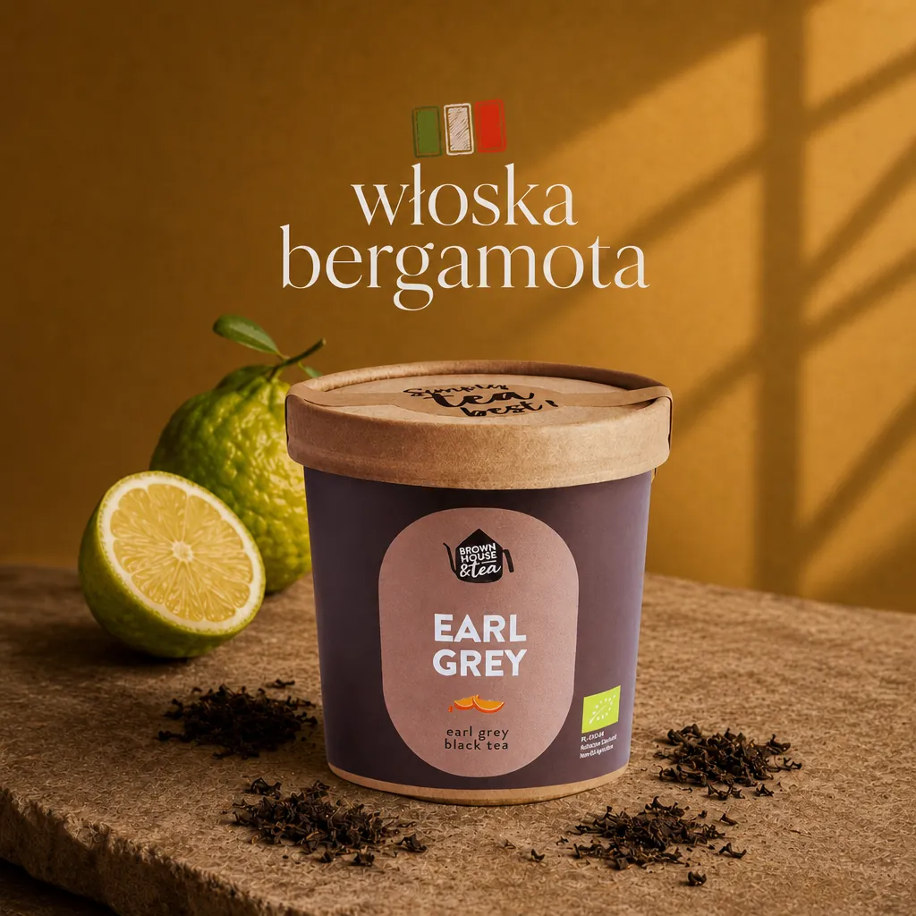 EARL GREY - czarna herbata z olejkiem z bergamoty