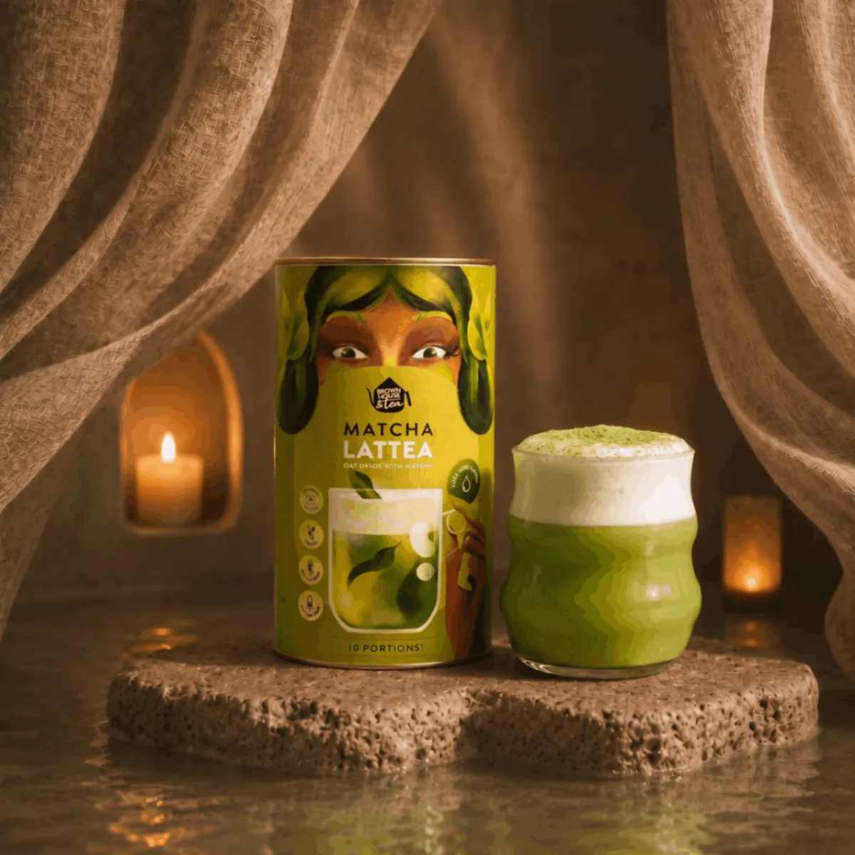 Matcha Lattea - owsiane matcha latte instant