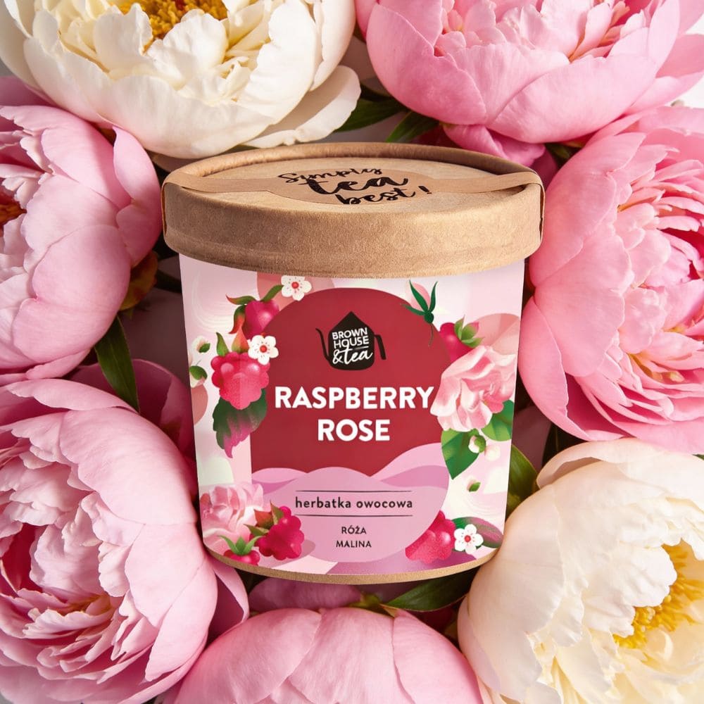 RASPBERRY ROSE – herbatka owocowa o smaku malinowo-różanym